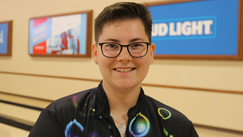 Olivia Farwell at the 2023 USBC Women's Championships